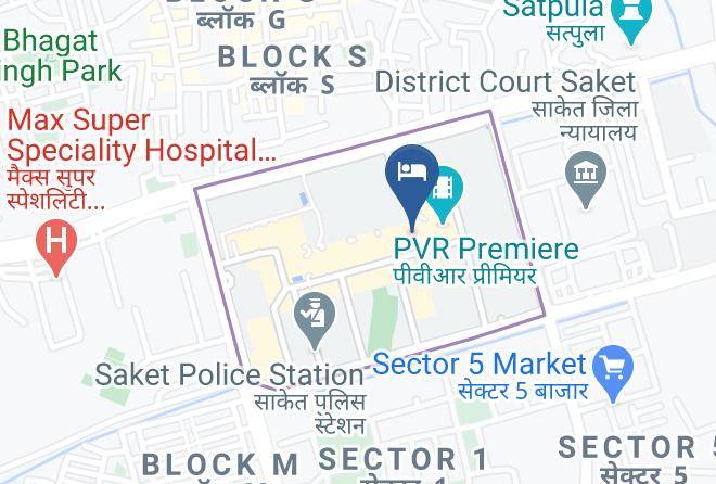 New Delhi - Svelte Hotel & Personal Suites Maps