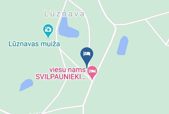 Luznava - Svilpaunieki Maps