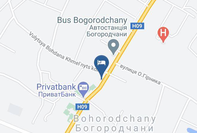 Bohorodchany Raion - Svitanok Maps