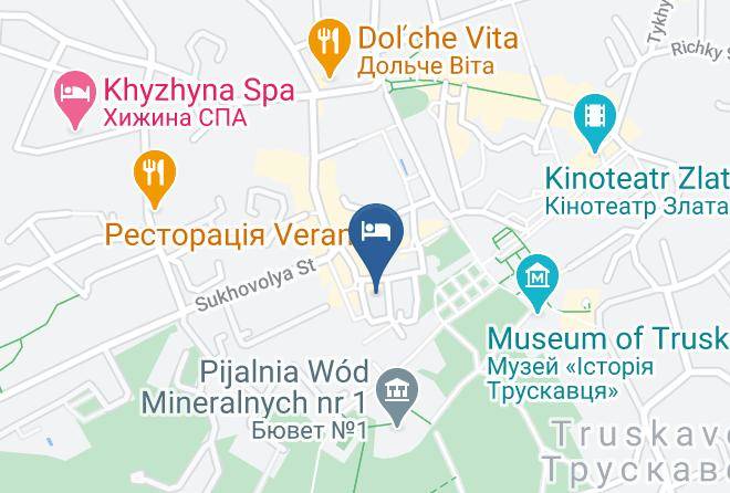 Truskavets - Svityaz Resort Hotel Spa Maps