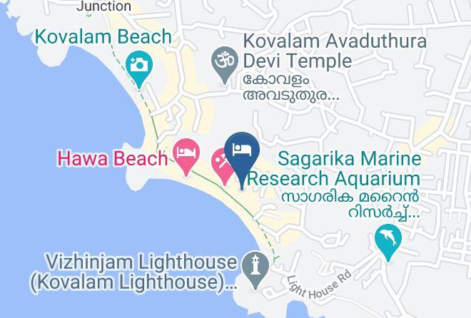 Trivandrum - Spot On 60996 Surya Beach Resort Maps