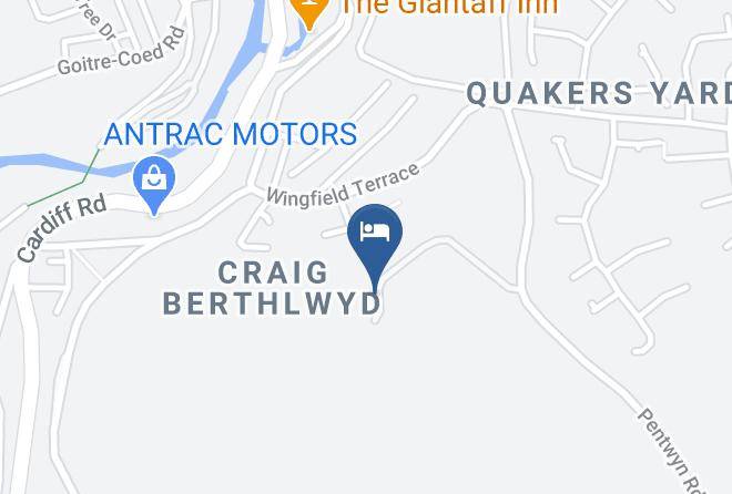 Merthyr Tydfil - Swallow Barn Wales Maps