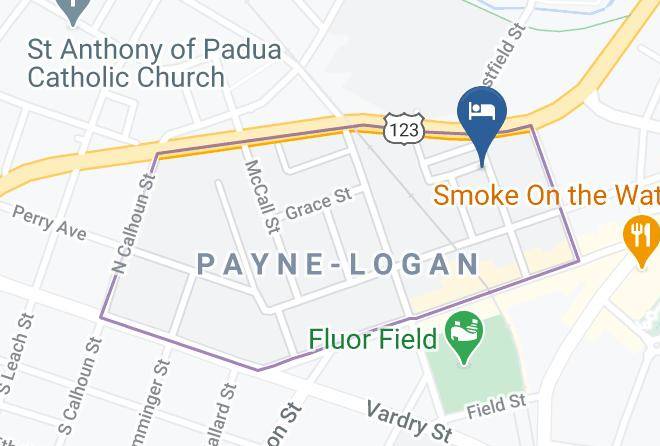 Greenville - Swamp Rabbit Inn And Properties Maps