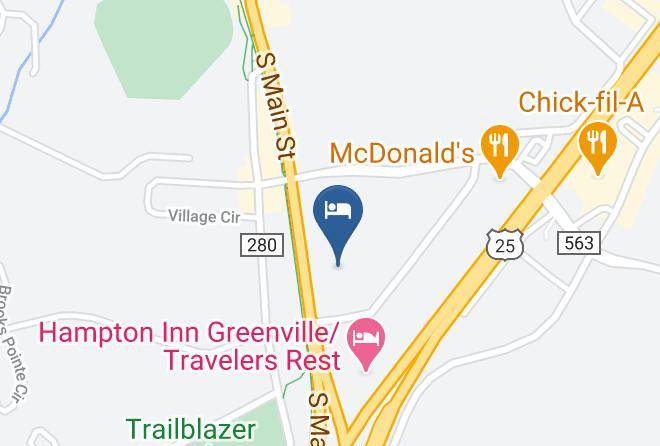 Greenville - Swamp Rabbit Inn Tr Maps
