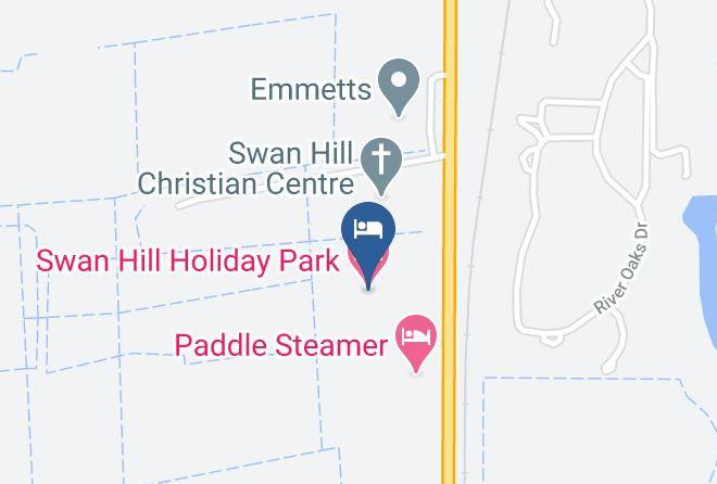 Swan Hill - Swan Hill Holiday Park Maps