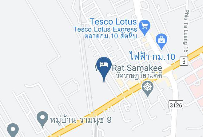Amphoe Sattahip - Swan Lake Hotel Maps