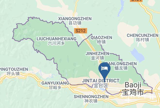 Baoji - Swan Lake Hotel Maps