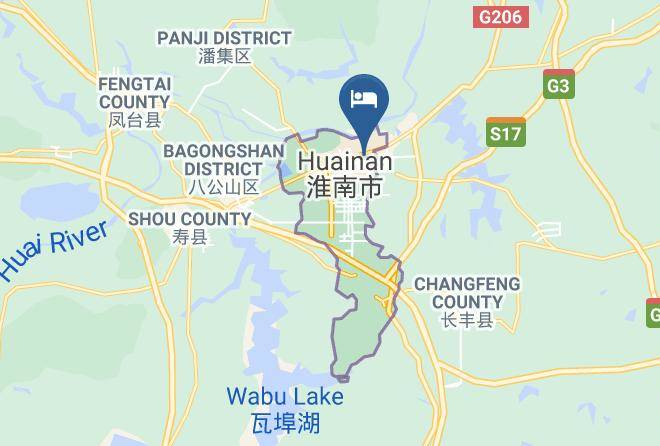 Huainan - Swan Lake Maps