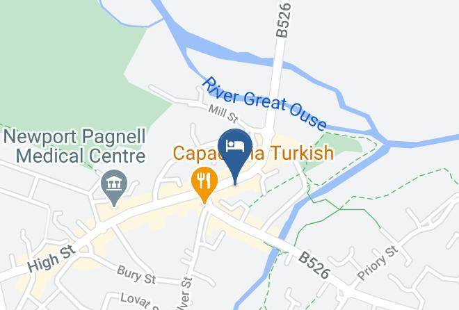 Milton Keynes - Swan Revived Hotel Maps