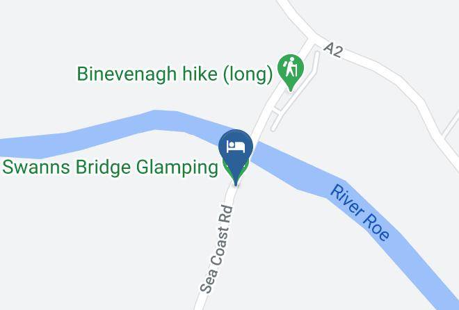 Causeway Coast Glens - Swanns Bridge Glamping Maps