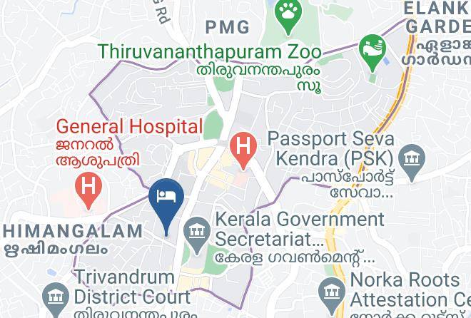 Trivandrum - Swapna Residency Maps