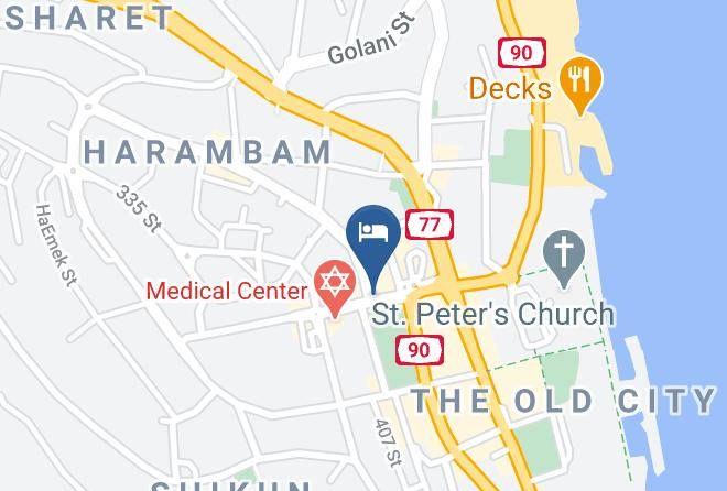 Tiberias - The Location Maps