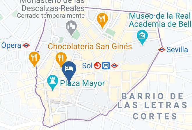 Madrid - Sweet Dreams Madrid Postas Maps