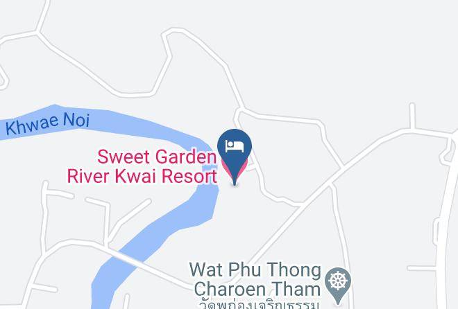 Amphoe Thong Pha Phum - Sweet Garden River Kwai Resort Maps