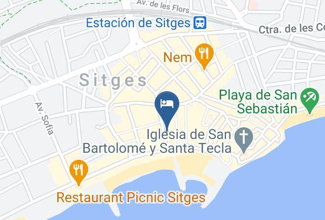 Sweet Home Sitges Map