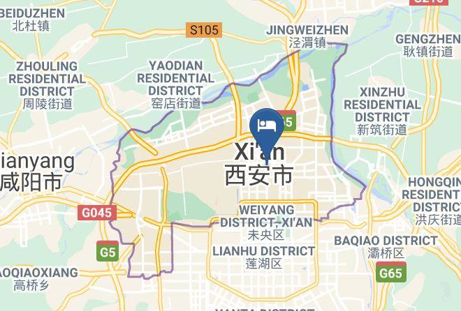 Xi An - Sweet Hotel North Train Station Maps
