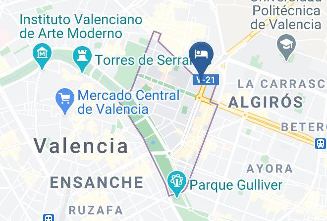 Valencia - Sweet Hotel Renasa Maps