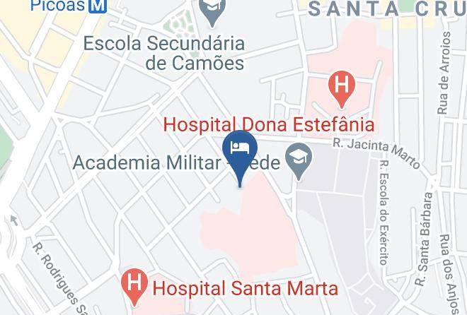 Lisbon - Hostel Crespo Maps