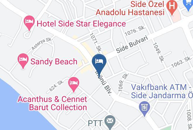 Manavgat - Sweet Park Hotel Maps