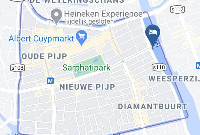 Sweets Hotel Nieuwe Amstelbrug Map