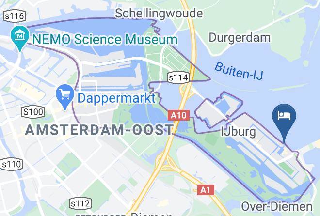Amsterdam - Sweets Hotel Sluis Haveneiland Maps