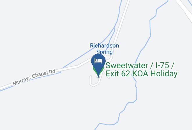 Loudon - Sweetwater I 75 Exit 62 Koa Holiday Maps