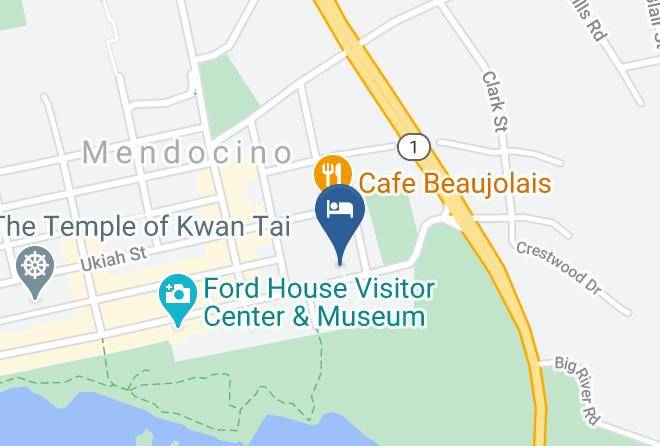 Mendocino - Sweetwater Inn And Spa Maps