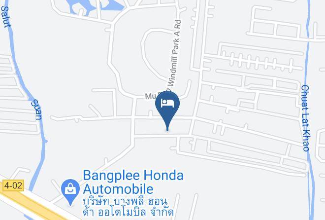 Amphoe Bang Phli - Sweety Resort Maps