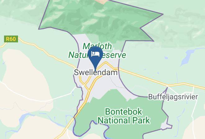 Overberg - Swellendam Self Catering Maps