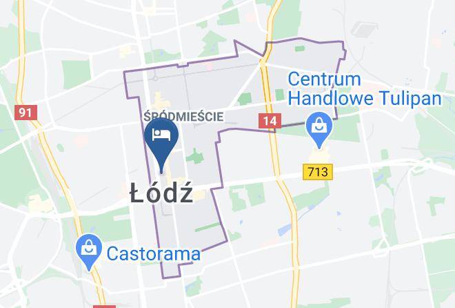 Lodz - Hotel Swiatowit Maps