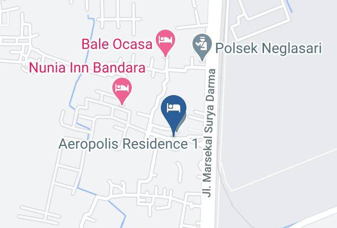 Kota Tangerang - Swift Inn Aeropolis Airport Maps