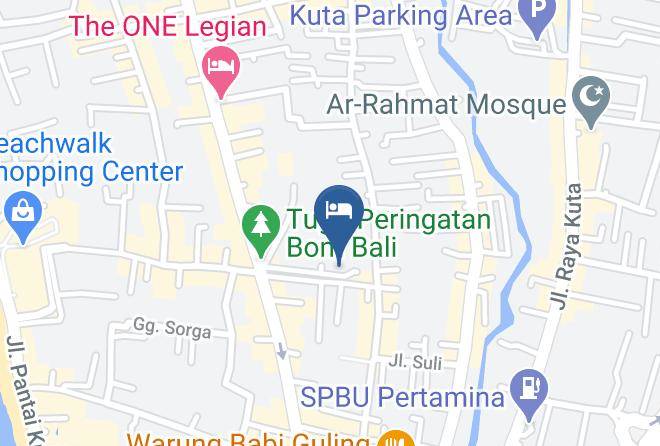 Badung Regency - Swiss Belexpress Kuta Legian Maps