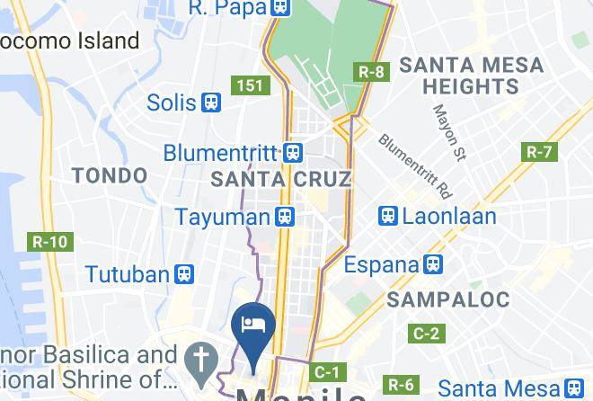 Metro Manila - Swiss Belhotel Blulane Maps