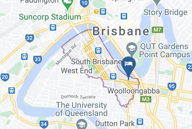 Brisbane - Courtyard By Marriott Brisbane South Bank Maps