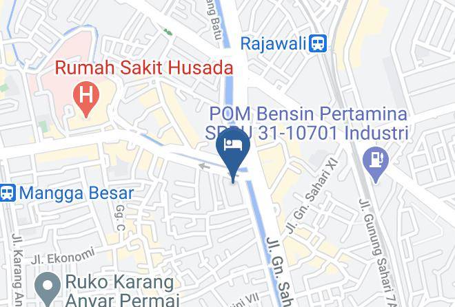 Central Jakarta - Swiss Belhotel Mangga Besar Maps