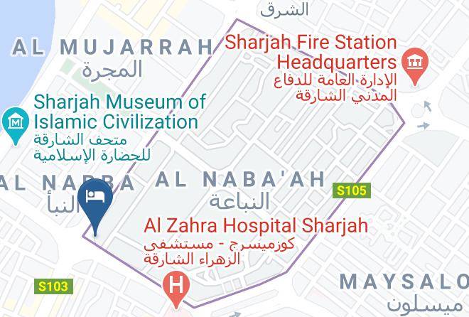 Sharjah City - Swiss Belhotel Sharjah Maps