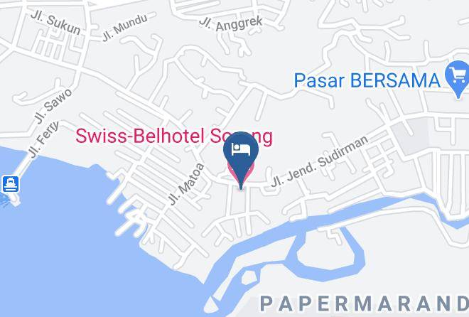 Kota Sorong - Swiss Belhotel Sorong Maps