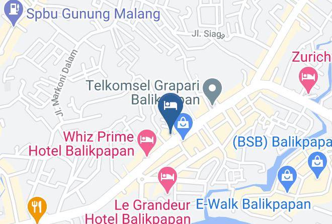 Swiss Belinn Balikpapan Map