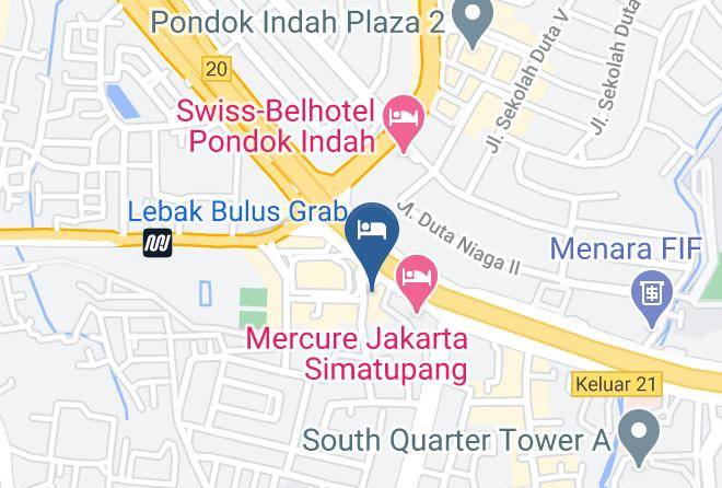 Jakarta Selatan - Swiss Belinn Hotel Tb Simatupang Maps