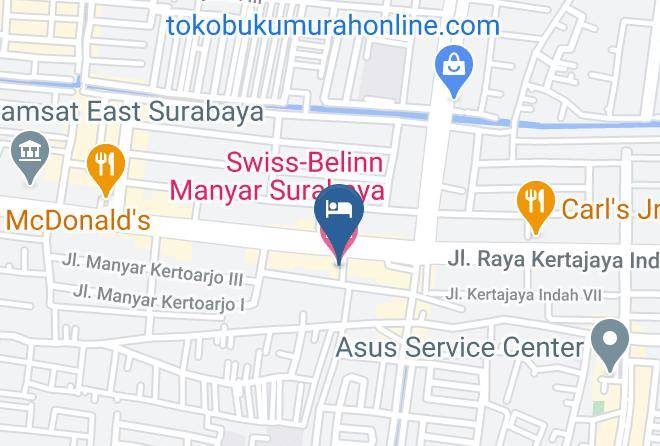 Kota Surabaya - Swiss Belinn Manyar Surabaya Maps