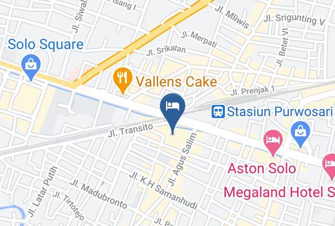 Surakarta - Swiss Belinn Saripetojo Solo Maps