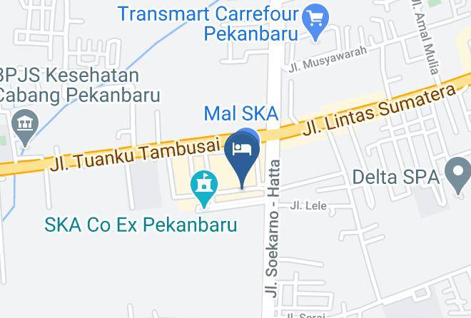 Pekanbaru - Swiss Belinn Ska Pekanbaru Maps