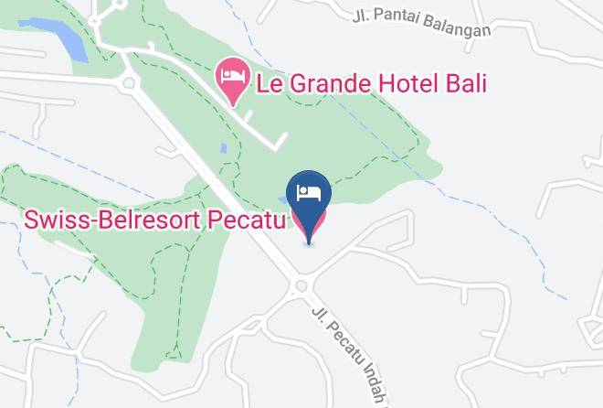 Badung Regency - Swiss Belresort Pecatu Maps