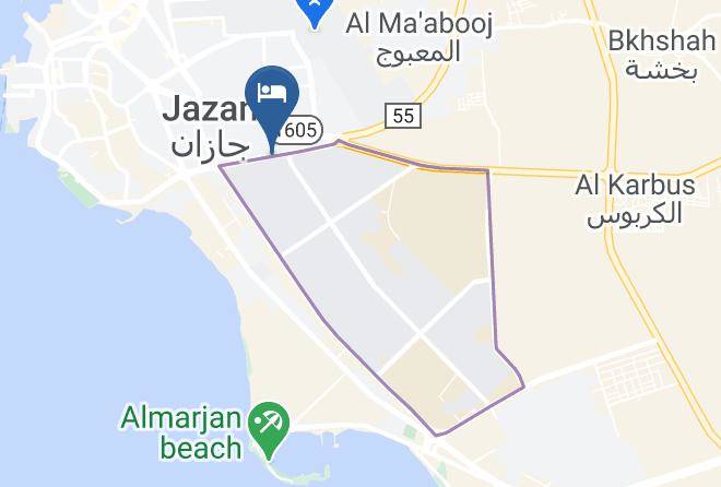Swiss Blue Hotel Jazan Map