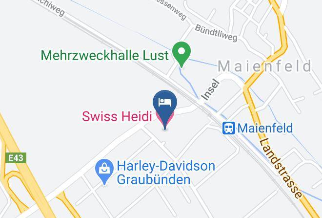 Landquart - Swiss Heidi Hotel Maps