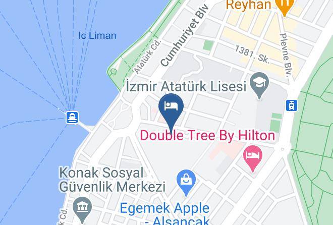 Konak - Swissotel Buyuk Efes Izmir Maps
