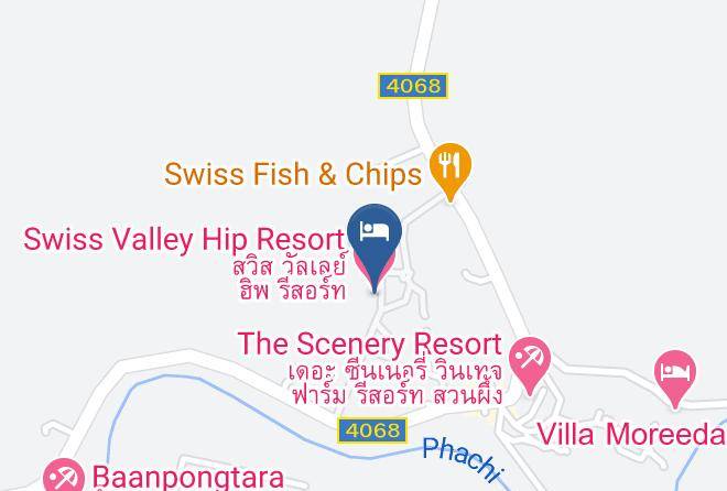 Amphoe Suan Phueng - Swiss Valley Hip Resort Maps