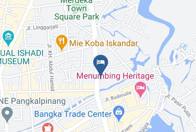 Kota Pangkal Pinang - Swiss Belhotel Pangkalpinang Maps