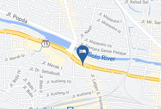 Surakarta - Swiss Belhotel Solo Maps