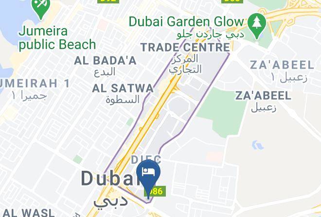 Dubai - Swissotel Al Murooj Dubai Maps